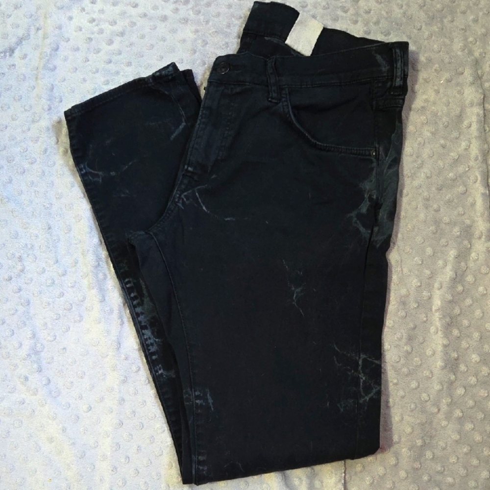 &Denim By H&M Black Acid Wash Jeans
